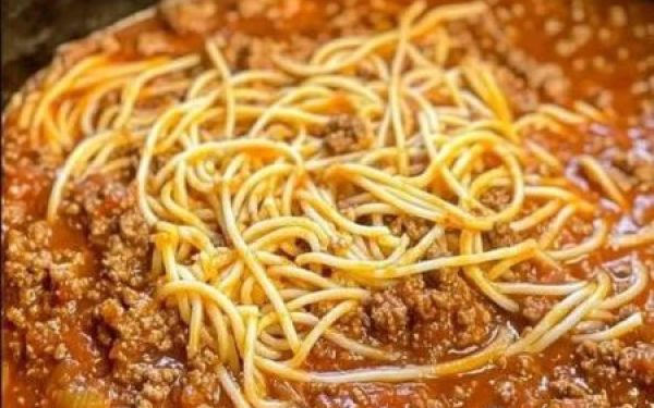 Crockpot Supper Spaghetti