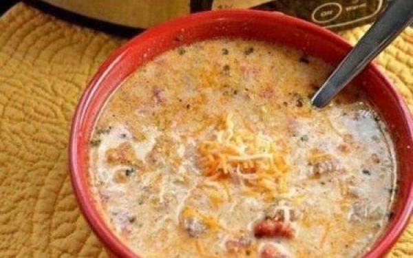 Crockpot Low-Carb Taco Soup