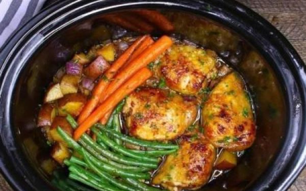 Crockpot Honey Garlic Chicken