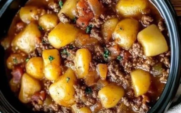 Crockpot Cowboy Casserole 