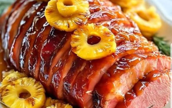 Pineapple-Glazed Ham