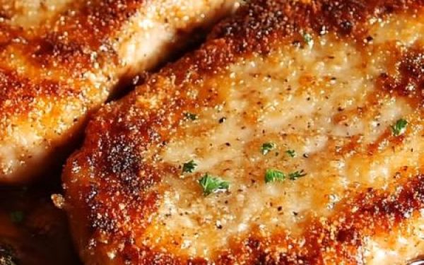 Parmesan Baked Pork Chops