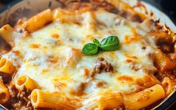 Cheesy Rigatoni Bake