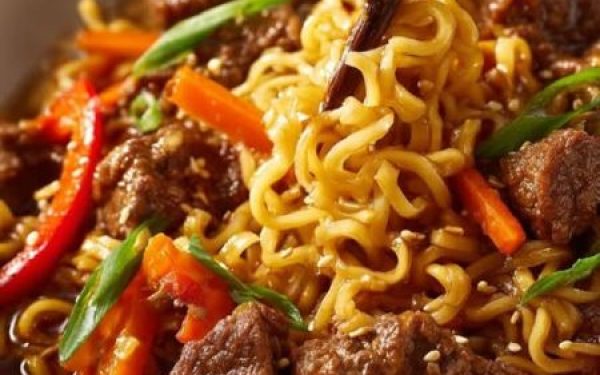Crocklpot Beef Ramen