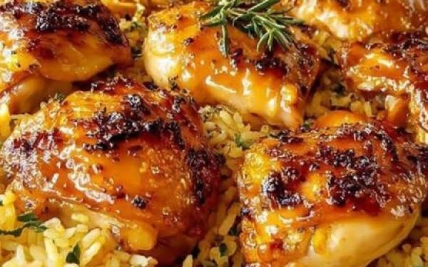 Forgotten Chicken and Rice   .