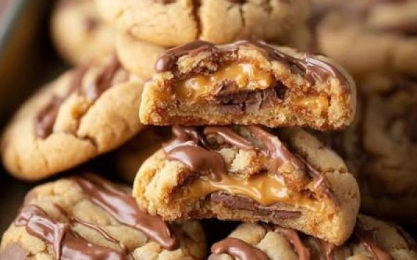 Snickers Peanut Butter Cookies