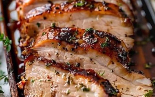 Balsamic Glazed Pork Loin